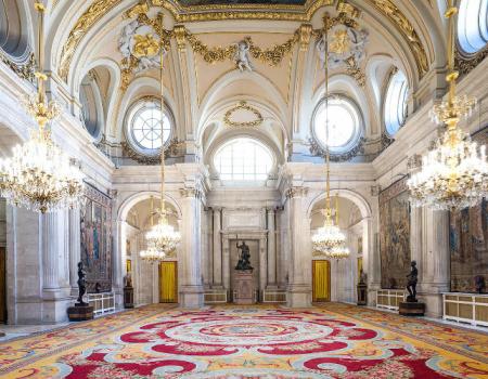 Hall of Columns in the Royal Palace of Madrid